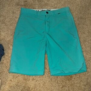 Hurley Men's Aqua Board Shorts Dri-Fit 9 inch inseam